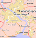 Карта Новосибирска