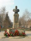 Памятник Маршалу Советского Союза / авиации Покрышкину. На левом берегу есть алея славы ВОВ