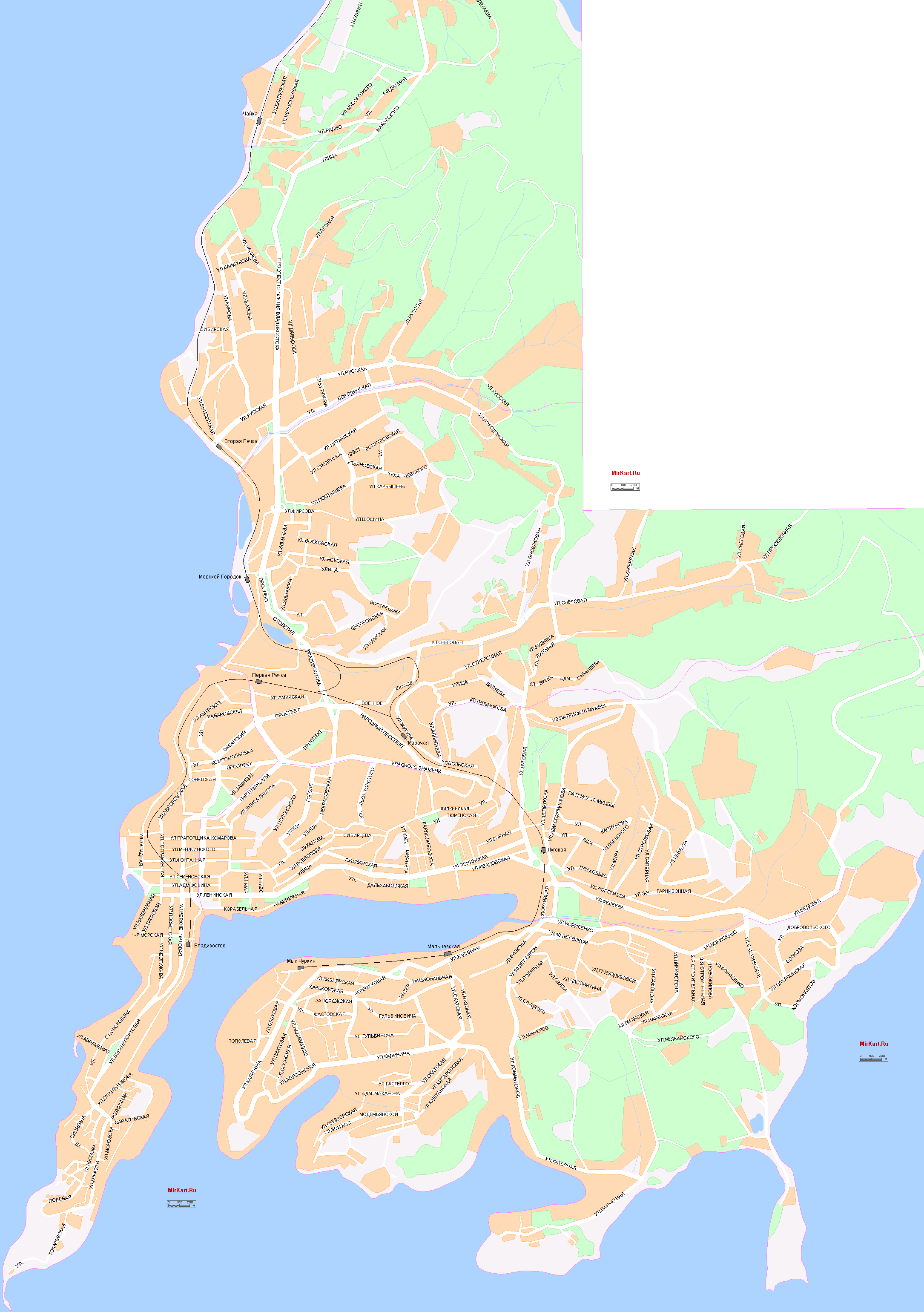 Карта владивостока. Карта Владивостока с улицами. Карта Владивостока подробная по районам. Владивосток карта города. Владивосток карта города по районам с улицами.